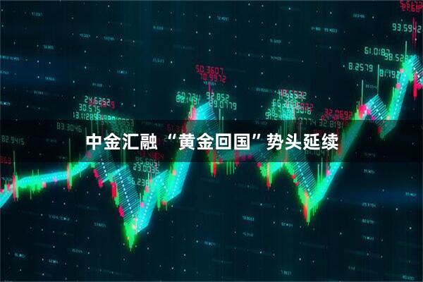 中金汇融 “黄金回国”势头延续