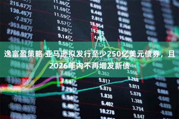 逸富盈策略 亚马逊拟发行至少250亿美元债券，且2026年内不再增发新债