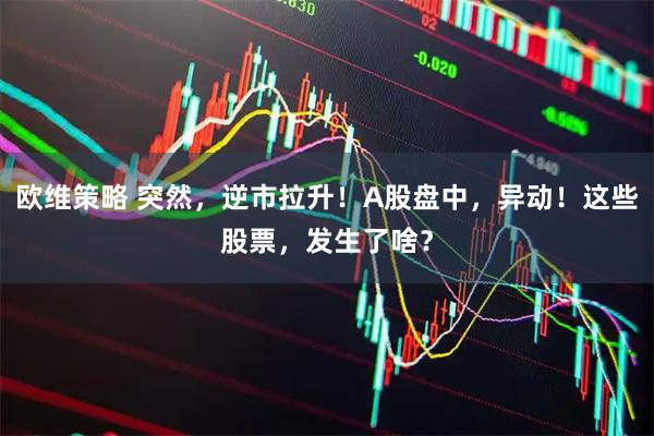 欧维策略 突然，逆市拉升！A股盘中，异动！这些股票，发生了啥？