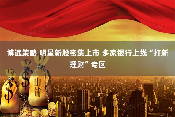 博远策略 明星新股密集上市 多家银行上线“打新理财”专区